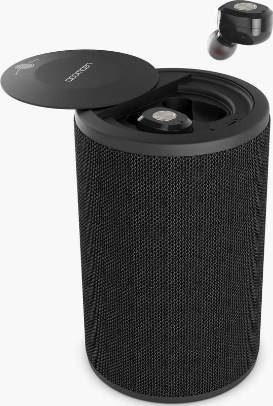 LEDWOOD - LD-ST-9-BLK - Bluetooth Speaker - Zwart - Draadloze In-Ear Oortjes