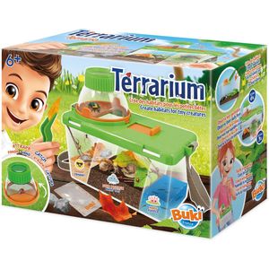 Terrarium - Groen - Transparant Plastic - Inclusief Diverse Zaadjes