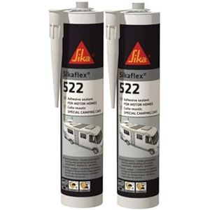 SIKA Sikaflex 522 Caravan - Wit - 300ml - Set van 2 SIKA Plamuurlijmen