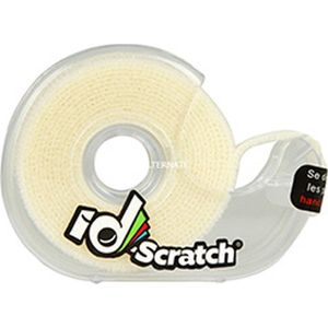 ID-Scratch - Klittenband - rol 2m x 2cm - witte kleur