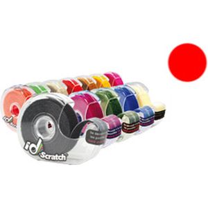 ID-Scratch - Klittenband - rol 2m x 2cm - rode kleur