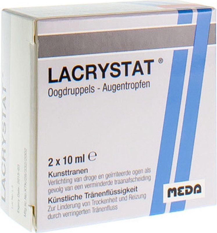Lacrystat - Kunsttranen - Oogdruppels - 2x10ml