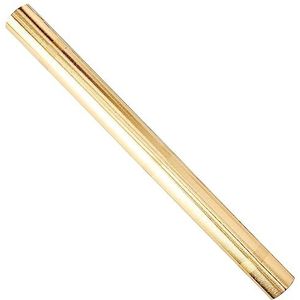 Venilia 53124 Plakfolie, metaallook, goudgeborsteld, decoratiefolie, meubelfolie, behang, zelfklevende folie, PVC, zonder ftalaten, goud, 120 µm (dikte: 0,12 mm),goud