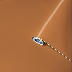 Venilia Plakfolie uni mat oranje decoratiefolie meubelfolie behang zelfklevende folie, PVC, zonder ftalaten, oranje, 67,5 cm x 2 m, 160 µm (dikte: 0,16 mm), 53315