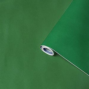 Venilia Plakfolie, fluweel, groen, 45 cm x 1 m, dikte 140 μ, zelfklevende meubelfolie, decoratiefolie, behang, keukenfolie, pvc zonder ftalaten, made in EU