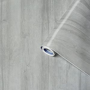 Perfect Fix® Kleeffolie 54892 - Van riet - Voor meubels, behang, zelfklevende folie, PVC, ftalaatvrij, bubbelvrij, natuurlijk houtlook, dikte : 0,15 mm.