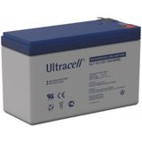 Ultracell UL7-12 VRLA AGM Loodaccu (12V, 7.0 Ah, T1 terminal)