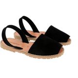 Minorquines  AVARCA  sandalen  dames Zwart