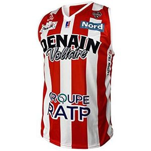 Denain Voltaire Officieel outdoor shirt 2019-2020, basketbalshirt, uniseks