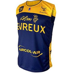 ALM Evreux Basket ALM Evreux Officieel shirt voor buiten, 2019-2020, uniseks basketbal, Blauw