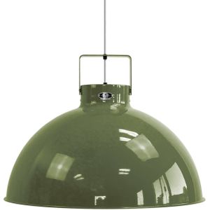 Jieldé Dante D675 hanglamp, olijfgroen, Ø 67,5cm