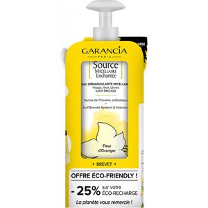 Garancia Source Micellaire Enchantée Oranjebloesem Micellair Reinigingswater 400 ml + Eco-Refill 400 ml
