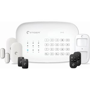 eTIGER S5 Smart Home Draadloos Alarmsysteem - WIFI - GSM functie - Inclusief Accessoire pakket