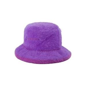 Jacquemus Paarse Neve Bucket Hat met Bucolic Feel , Purple , unisex , Maat: 58 CM