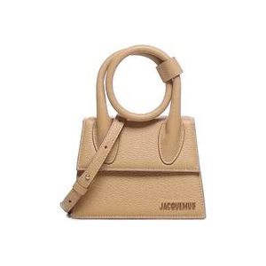 Jacquemus Le Chiquito Noeud Tote Tas , Brown , Dames , Maat: ONE Size