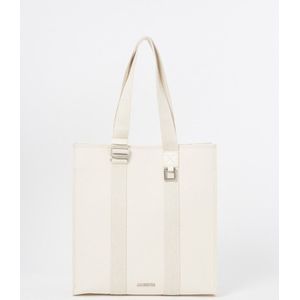 Jacquemus Le Cabas Cuerda shopper van canvas met leren details