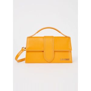 Jacquemus, Tassen, Dames, Oranje, ONE Size, Stijlvolle Leren Handtas