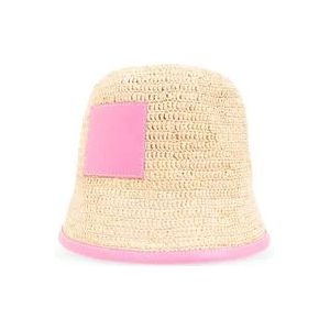 Jacquemus Hats , Pink , Dames , Maat: 60 CM