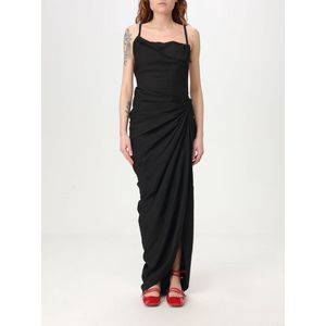 Jacquemus, Dames, Jurken, Zwart, Maat: 3XS Viscose,