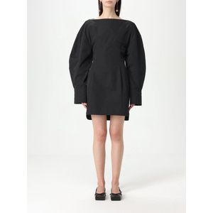 Jacquemus, Dames, Jurken, Zwart, Maat: 2XS Katoen,