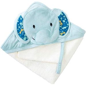 Domiva Zanimo badhanddoek, geborduurd, met handschoen, 75 x 75 cm