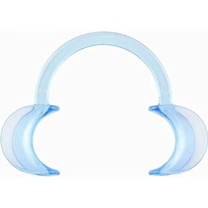 WhiteCare Tandheelkundige spreider gezelschapsspel woordspel-kauwgom (blauw, transparant)