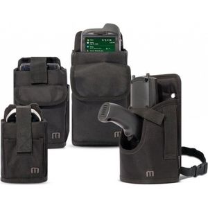 MOBILIS - Holster voor Invoerterminal en Smartphone - Zwart - Textiel - Universele Bescherming