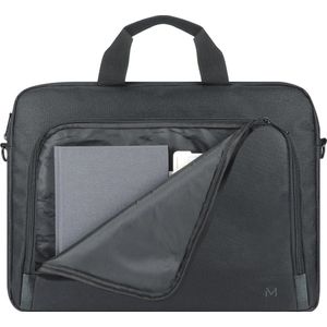 Mobilis TheOne Basic Aktetas Toploading -30% RECYCLE (16", Universeel), Laptoptas, Zwart