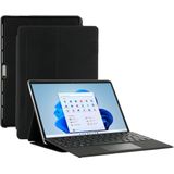 Mobilis RE.LIFE - Flip-Hülle für Tablet - mit Klappe - Ledereffekt-Material - Schwarz - Eco-Design