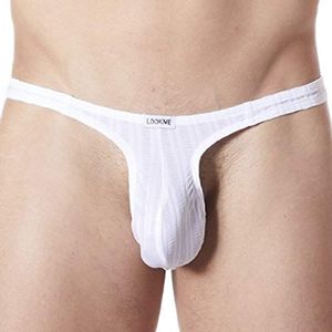 Look Me LM802 – 57 Whtm String Man Sexy witte krijtstrepen discreet