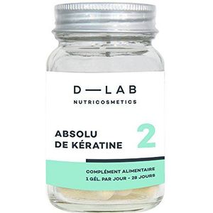 D-LAB NUTRICOSMETICS Absolu de keratine, 28 stuks