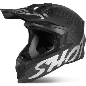 Shot - Lite Carbon - Crosshelm - Zwart - Koolstofvezel