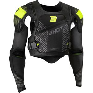 Bodyprotector Shot Ultralight 2.0 Zwart-Geel