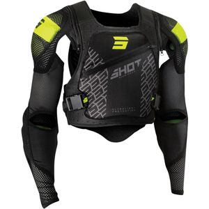 Shot - Bodyprotector - Zwart - Geperforeerd Schuim