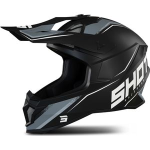 Shot's - Lite - Crosshelm - Zwart - Tri-composiet Schaal - Lichtgewicht 1100gr