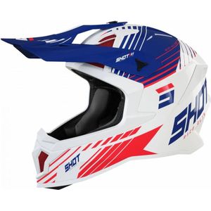 SHOT Helmet Lite Fury Navy Red Glossy L - Maat L - Helm