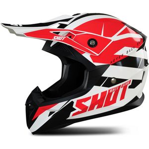 Shot - Pulse - Crosshelm - Zwart - ABS - Hypoallergene Voering