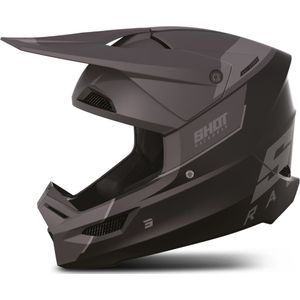 Shot - Race - Crosshelm - Geventileerd - Synthetisch - Zwart