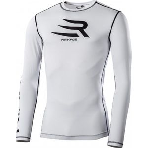 Rinkage Basis Long Sleeve Rashguard - Wit - maat S