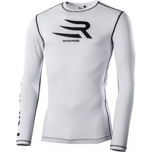 Rinkage Basis Langarm-Rashguard - Weiß - L