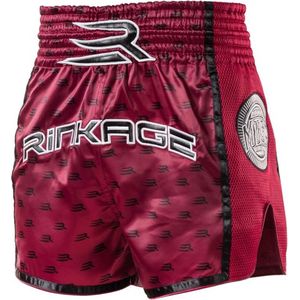 Rinkage Thai Stallion Muay Thai Short - Donkerrood