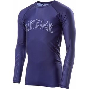 Rinkage Olympia Long Sleeve Rashguard - Blauw - maat XL