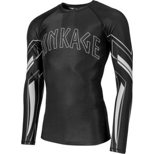 Rinkage - Olympia - Long Sleeve Rashguard - Zwart - Lycra met Neopreen Gripband