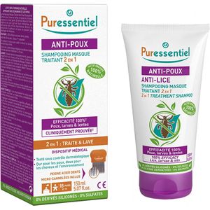 Puressentiel A/luizen Sh Behand. 2in1 150ml + Kam