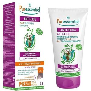 Puressentiel A/luizen Sh Behand. 2in1 150ml + Kam