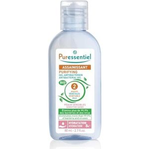 Puressentiel - Zuiverende Handgel - Gevoelige Huid - 80 ml - Essentiële Oliën