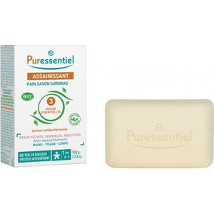 Puressentiel Zuiverende Supervette Zeep met 3 Essentiële Oliën 100 g
