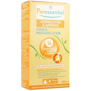Puressentiel - Gewrichten en Spieren - Arnica Wrijving - 200 ml - 14 Essentiële Oliën