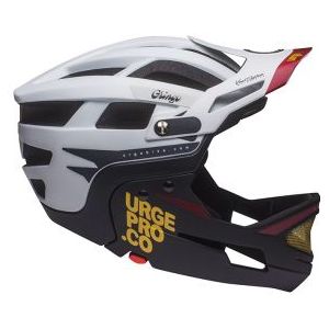 sierra gringo removable chinstrap helmet white  black