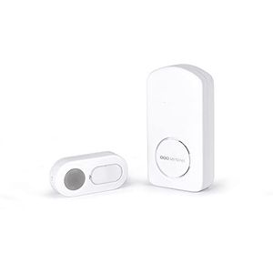 Deurbellen - Draadloos - Wit - ABS - 100 Meter Bereik